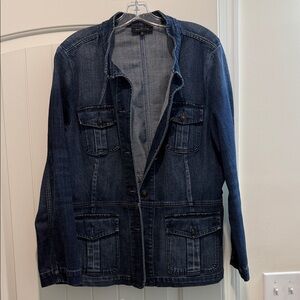 Talbots Women's Dark Blue Jean Jacket